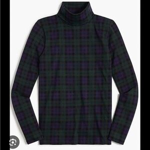 NWT Plaid Turtleneck